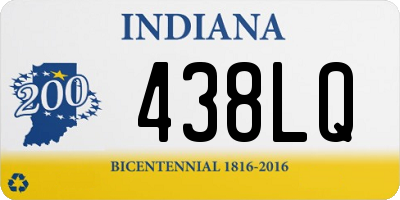 IN license plate 438LQ