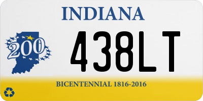 IN license plate 438LT