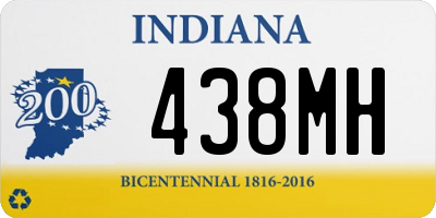 IN license plate 438MH