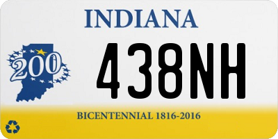 IN license plate 438NH