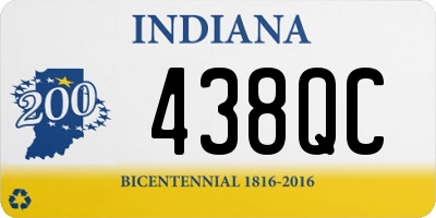 IN license plate 438QC