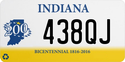 IN license plate 438QJ