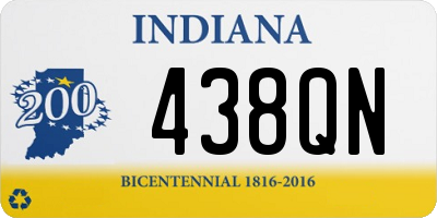 IN license plate 438QN