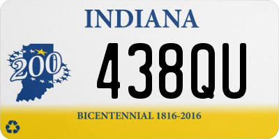 IN license plate 438QU