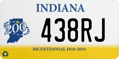 IN license plate 438RJ