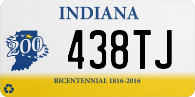 IN license plate 438TJ