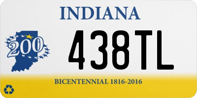 IN license plate 438TL