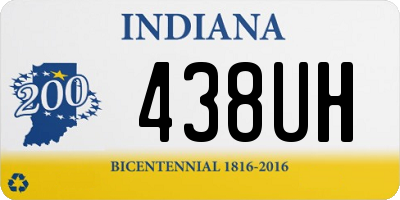 IN license plate 438UH