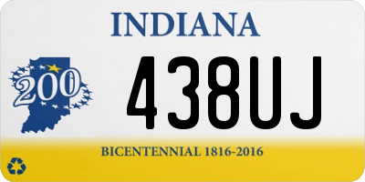 IN license plate 438UJ