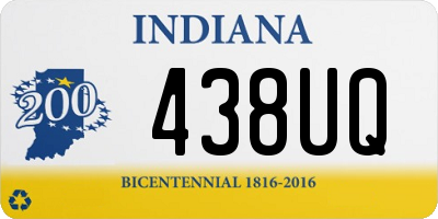 IN license plate 438UQ