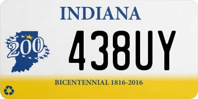 IN license plate 438UY