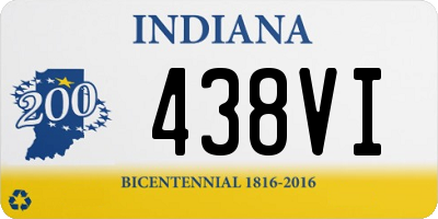 IN license plate 438VI