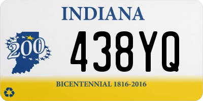 IN license plate 438YQ