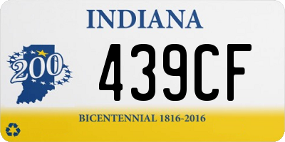 IN license plate 439CF