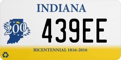 IN license plate 439EE