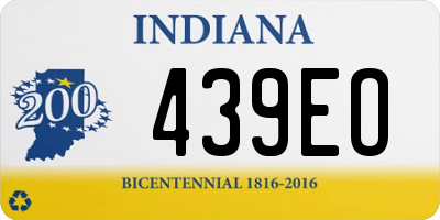 IN license plate 439EO