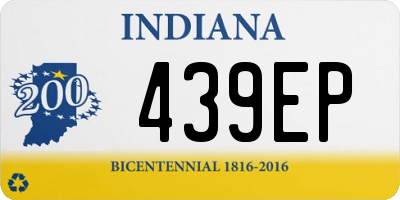 IN license plate 439EP