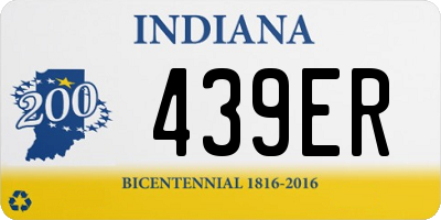 IN license plate 439ER