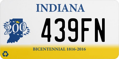 IN license plate 439FN