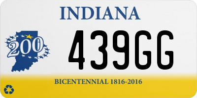IN license plate 439GG