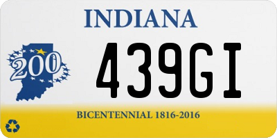 IN license plate 439GI