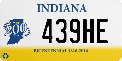 IN license plate 439HE