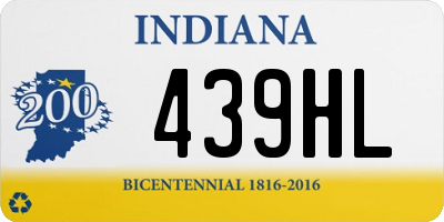 IN license plate 439HL