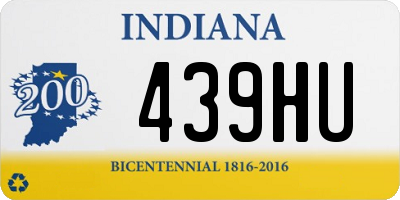 IN license plate 439HU