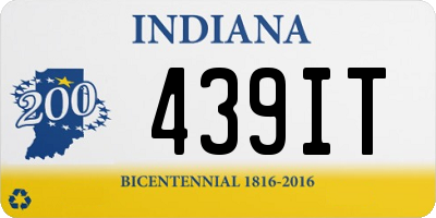 IN license plate 439IT