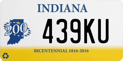 IN license plate 439KU