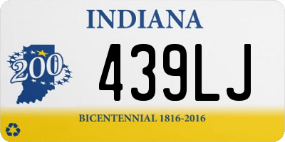 IN license plate 439LJ