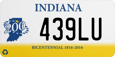 IN license plate 439LU