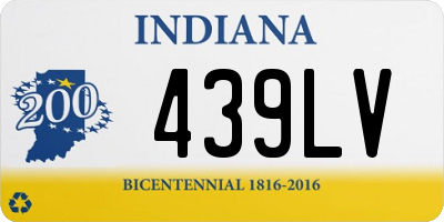 IN license plate 439LV