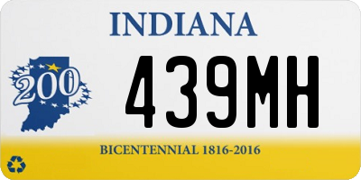 IN license plate 439MH