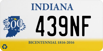 IN license plate 439NF