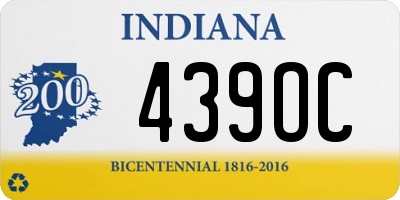 IN license plate 439OC