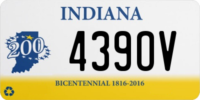 IN license plate 439OV