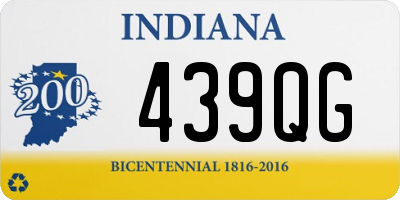 IN license plate 439QG