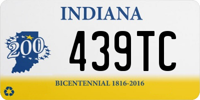 IN license plate 439TC