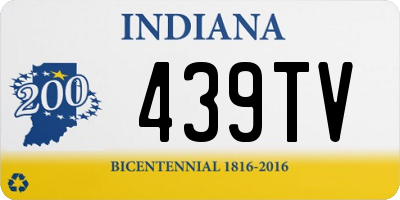 IN license plate 439TV