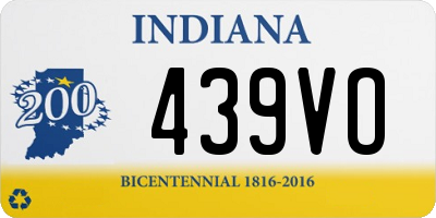 IN license plate 439VO