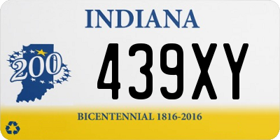 IN license plate 439XY