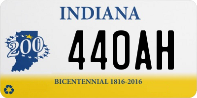 IN license plate 440AH