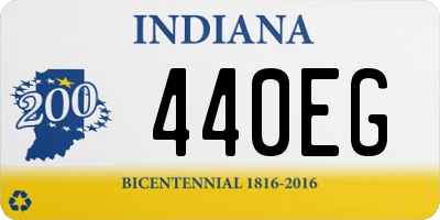 IN license plate 440EG