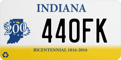 IN license plate 440FK