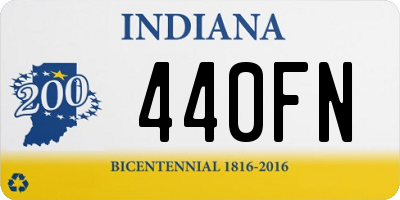 IN license plate 440FN