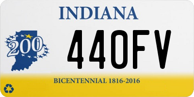 IN license plate 440FV