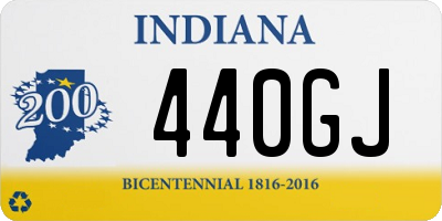 IN license plate 440GJ