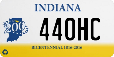 IN license plate 440HC