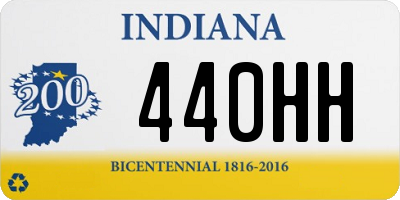 IN license plate 440HH